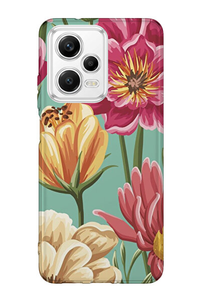 lelia حافظة هاتف شفافة متوافقة مع Poco X5 5G مطبوع |   مجموعة فلورالوكس بوتانيكا