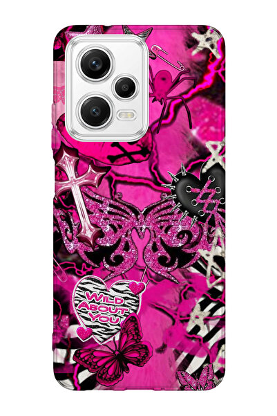 lelia حافظة هاتف شفافة متوافقة مع Redmi Note 12 5G مطبوع |   مجموعة كروماتيكا...