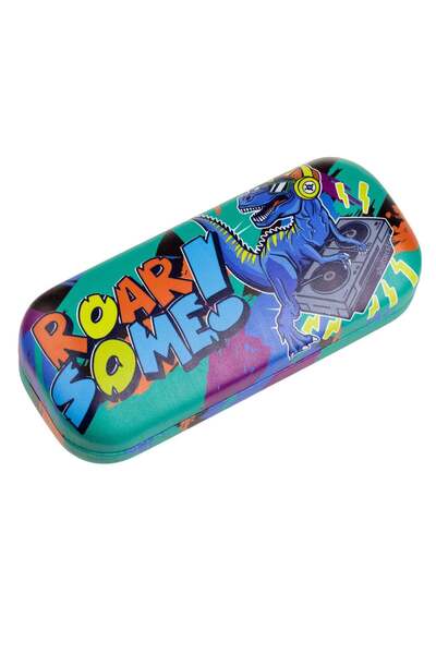OEM DJ Dinosaurs "Roarsome" Colorful Hard Glasses Case for Kids
