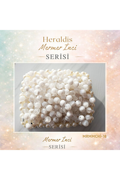 HERALDİS خرز لؤلؤي بلاستيكي 10 ملم 100 قطعة MRMMCHI-18