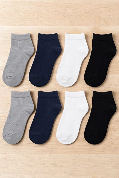 tibo 8 Pairs of Derby Boys' Bootie Socks