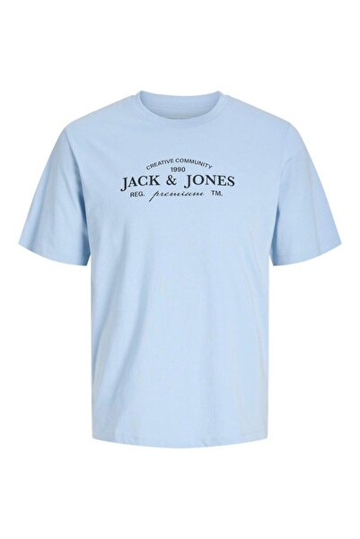 Jack & Jones JACK JONES Yazı Baskılı Yuvarlak Yaka Erkek Tişört 12298017