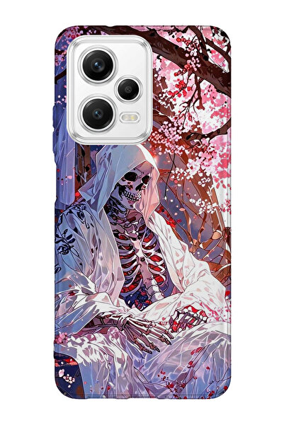 lelia حافظة هاتف شفافة متوافقة مع Redmi Note 12 5G مطبوع |   المجموعة: دارك ف...