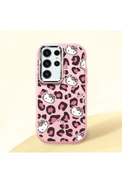 ucuc Pink Silicone Case Kitty with Shock Absorbing Camera Protection Compatib...