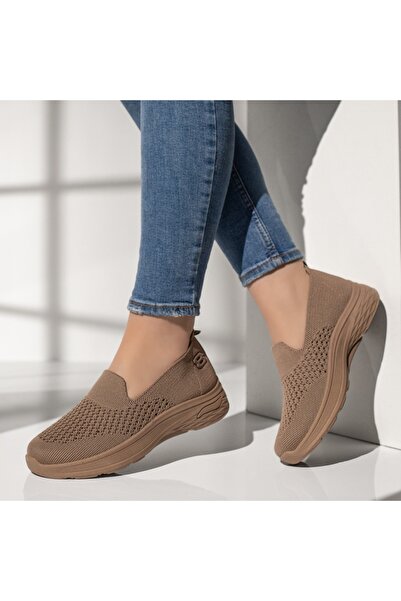 Modlet.ro Γυναικείες χακί διάτρητες αθλητικές Εσπαντρίγιες MOD13397