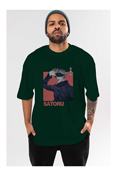 LAYORA SATORU GOJO 2 Anime Pre-2020 cu imprimeu supradimensionat Bărbați Femei