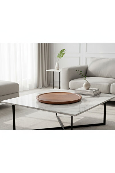 Solomungo Rotating Acacia Presentation Plate 25 cm