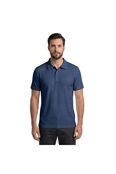 trender Guler polo bărbați tricou 2281-1 INDIGO