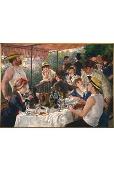 Grafika Пъзел от 2000 части - Огюст Реноар: Огюст Реноар: Десертът на канотис...