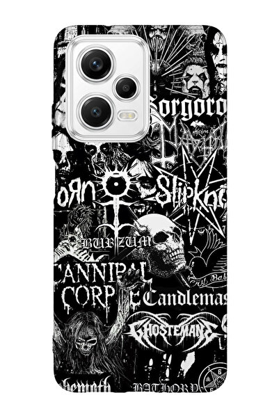 lelia حافظة هاتف شفافة متوافقة مع Redmi Note 12 5G مطبوع |   المجموعة: دارك ف...