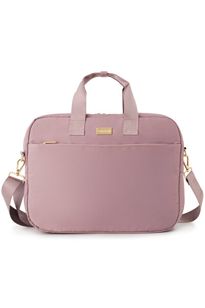 zagatto Women's 15.6 inch laptop bag, Zagatto®, Pink, Water resistant, Attach...