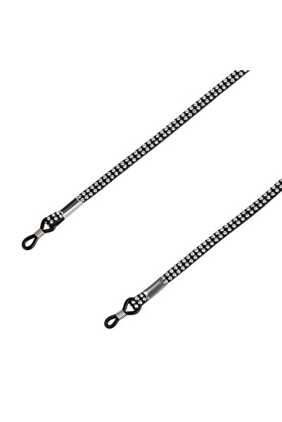 OEM Siret Plat din Piele Artificiala cu Strass pentru Ochelari 62cm