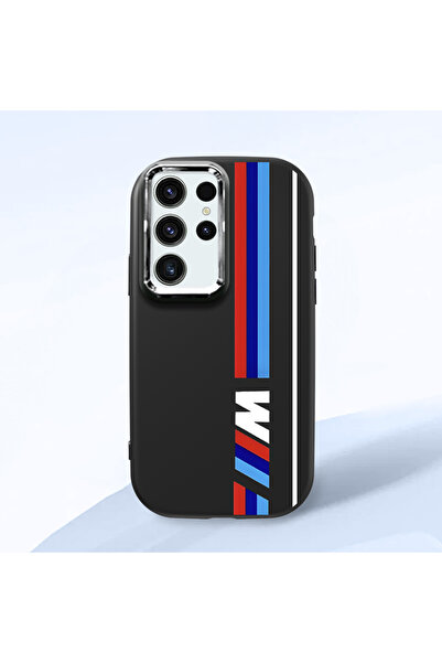 ucuc حافظة سيليكون سوداء متوافقة مع هاتف سامسونج جالاكسي S23 الترا مع حماية ل...