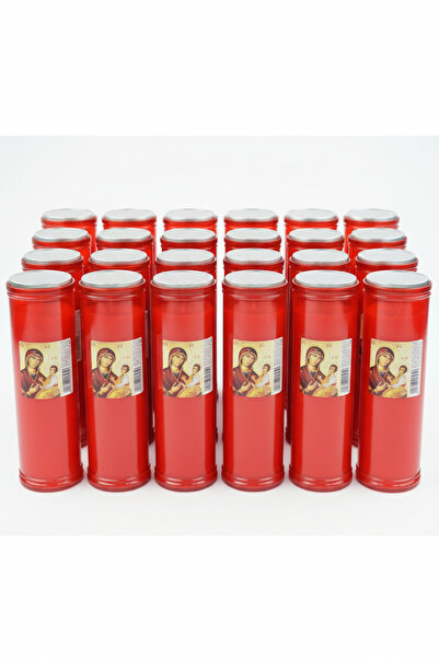 GIA'S WORLD 10-piece candle set Linen large candle - 70 hours burn time 20 cm