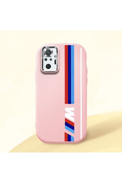 ucuc حافظة سيليكون وردية متوافقة مع هاتف Redmi Note 10 Pro مع حماية للكاميرا ...