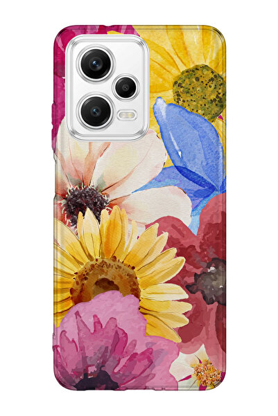 lelia حافظة هاتف شفافة متوافقة مع Poco X5 5G مطبوع |   مجموعة فلورالوكس بوتانيكا