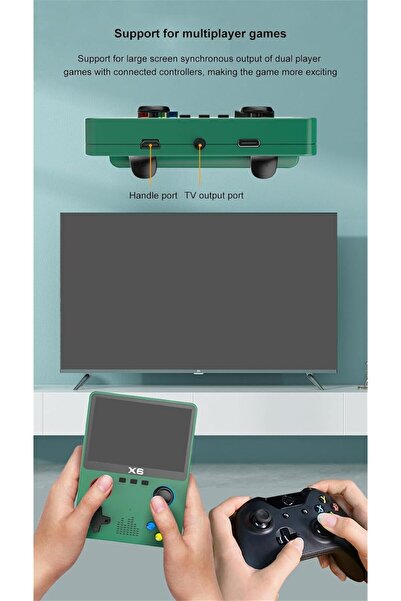 Nuziku X6 Handheld Games Consoles