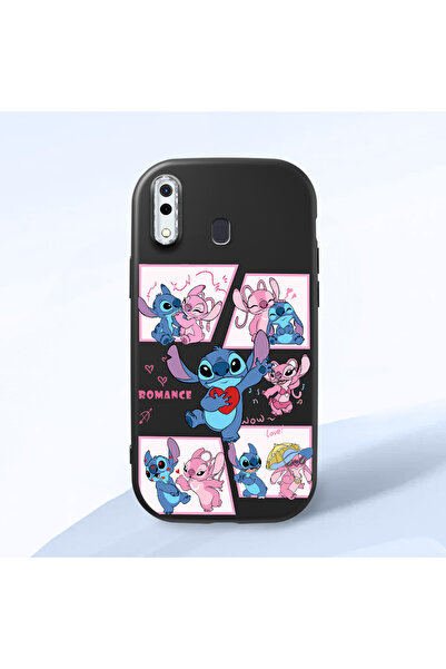 ucuc حافظة سيليكون سوداء متوافقة مع هاتف سامسونج جالاكسي A30 مع حماية للكامير...