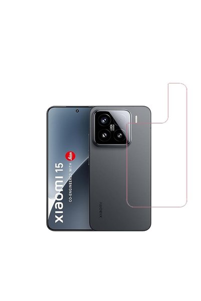 Ecr Mobile Xiao mi 15 Uyumlu ŞEFFAF Arka Esnek Nano Koruyucu