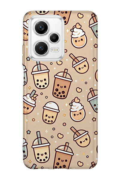 lelia حافظة هاتف شفافة متوافقة مع Redmi Note 12 5G مطبوع |   مجموعة: كاواي مي...