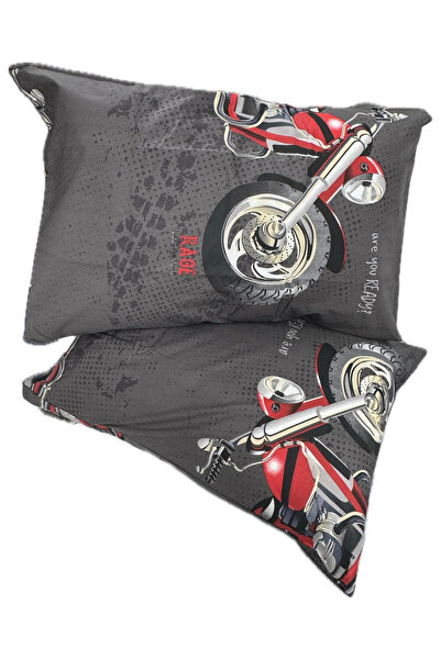 Clasy Ranforce 100% pamuk 2 komada Jastučnica motor Sa deznom antracit