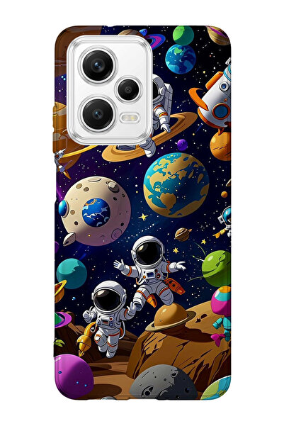 lelia حافظة هاتف شفافة متوافقة مع Redmi Note 12 5G مطبوع |   مجموعة كوزميك وِ...