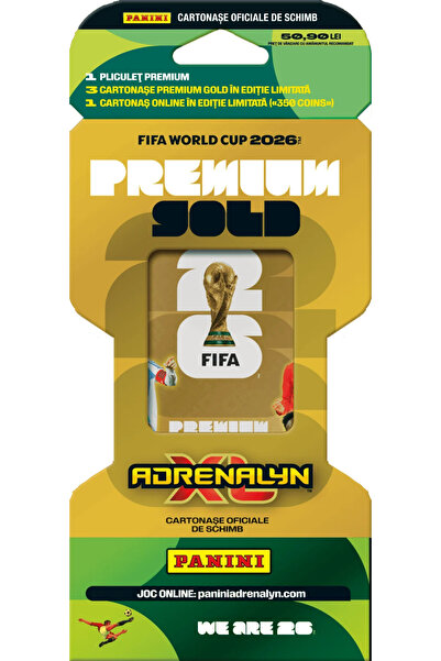 Panini FIFA World Cup 2026 Adrenalyn XL Premium Gold Pack Carti Colectie