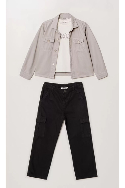 ALG Boys' Seasonal Stylish 3-Piece Combination Suit (Kar Cargo Pocket