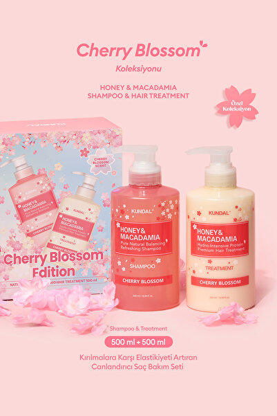 Kundal Canlandırıcı Saç Bakım Seti Honey & Macadamia Nature Shampoo+Treatment...