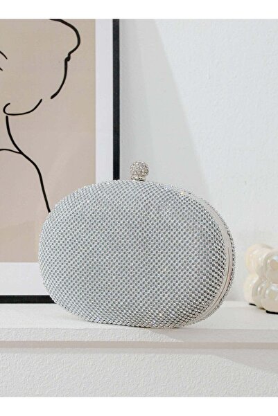 GENERAL Women's Handmade Rhinestone Clutch Evening Bag Purse Suitable for Par...