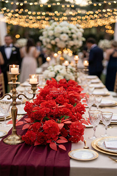 Yapay Çiçek Deposu Düğün Nişan Söz Masa Çiçeği Hazır Tag Çiçeği Pastel Serisi...