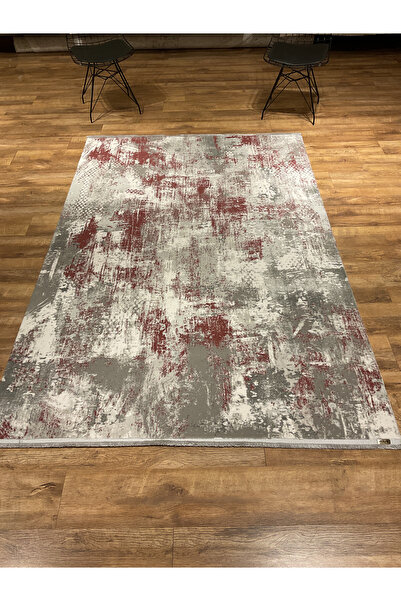 ATLAS HALI BEGONVİL BV03B BORDO-GRİ-KREM HALI