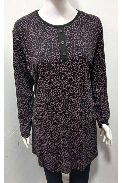 Yüksel Giyim Kadın Desenli Uzun Tunik