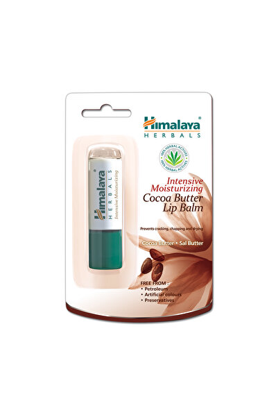 Himalaya Balsam de buze hidratant intensiv, Himalaya, unt de cacao, 4,5 g