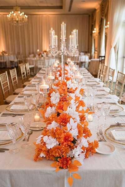 Yapay Çiçek Deposu Düğün Nişan Söz Masa Çiçeği Hazır Tag Çiçeği Pastel Serisi...