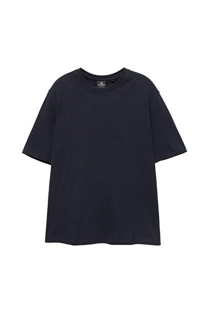 Pull & Bear Basic kısa kollu pamuklu tişört