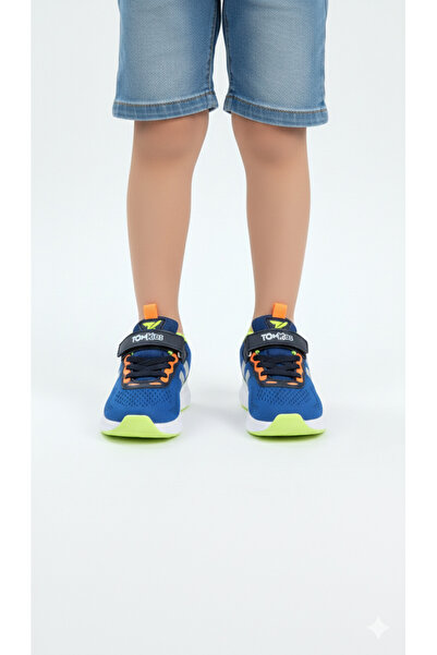 TOMKIDS Children's Sports Shoes with Fuspets - Sax Smoked Yellow
