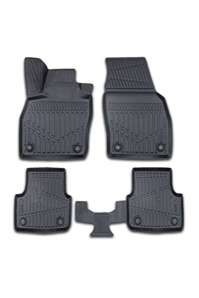 DELUXETUNING Set covorașe auto din cauciuc pentru VW Taigo 2020->
