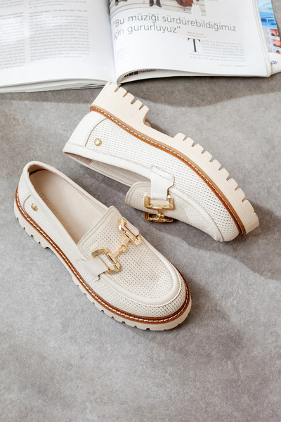 Adım Adım Mammamia Genuine Leather Casual Shoes