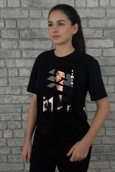 barsdepo Tricou unisex imprimat cu design special BTS JIMIN pentru copii/adul...