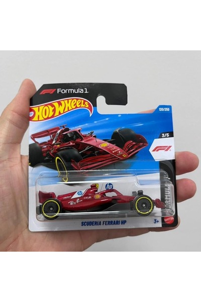 HOT WHEELS Formula 1 Scuderia Ferrari HP F1 Aracı 1:64 Diecast Model Araba Ko...