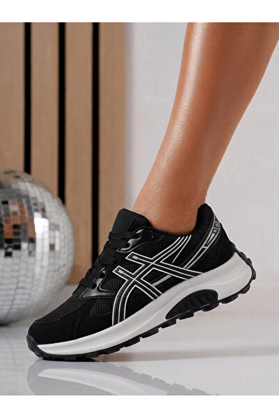 Zaira Women's black textile sneakers Agatha4 #24584 - 41