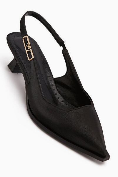 Limoya Pantofi de damă Gina negri cu toc scurt