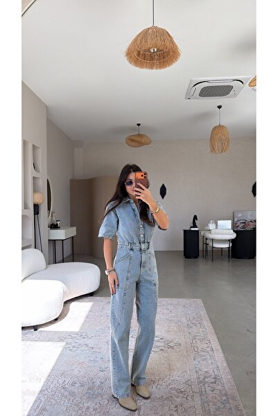 Buket Teke Πλενόμενη ολόσωμη φόρμα τζιν