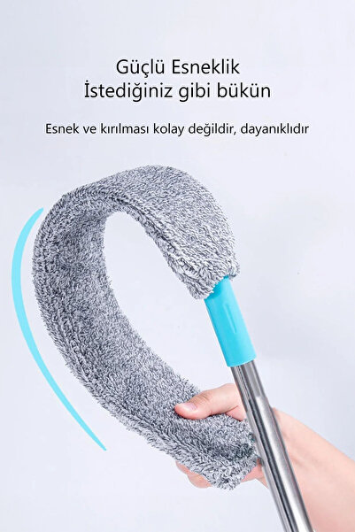 ozbience Esnek Yüzey Temizleme Aparatı, Yatak, Dolap ve Makine Altı Toz Alma