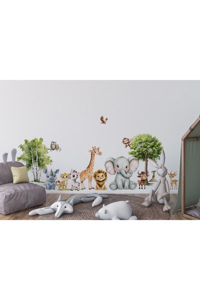 Ettycat Design Forest Animals Children's Room Wall Sticker Set