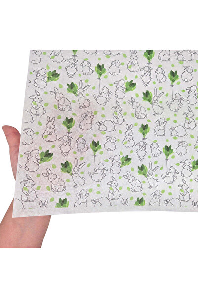 Papette Set of 50 Easter Bunny Bouquet Silk 28g – size 50x75cm