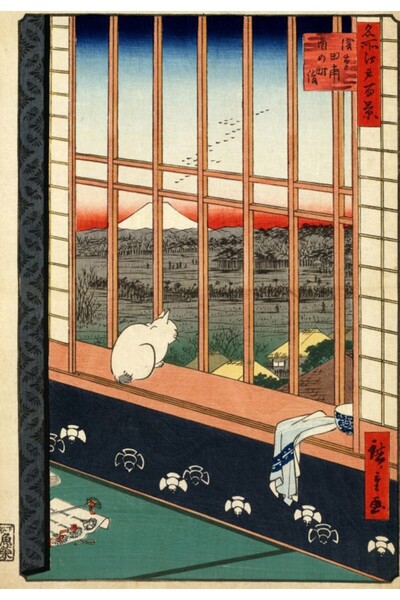 Grafika Παζλ 1000 τεμαχίων - Hiroshige Utagawa: Φεστιβάλ στις αγροτικές περιο...