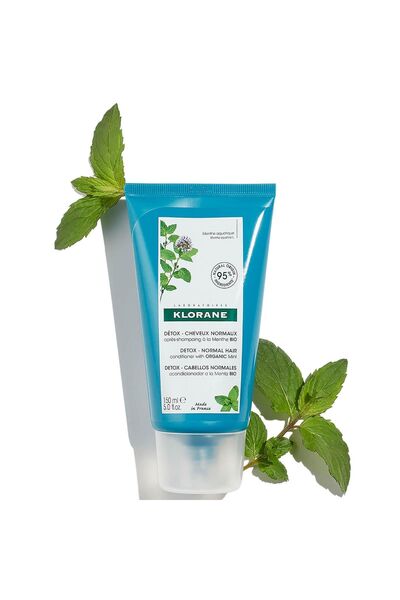 Klorane , Detoxifiere, Vegan, Balsam de păr, Detoxifiere, 150 ml