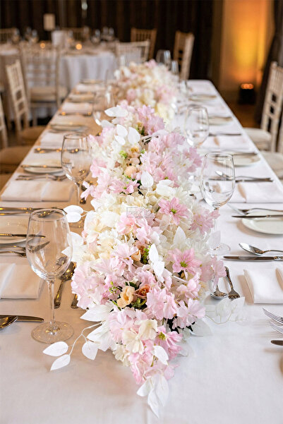 Yapay Çiçek Deposu Düğün Nişan Söz Masa Çiçeği Hazır Tag Çiçeği Pastel Serisi...